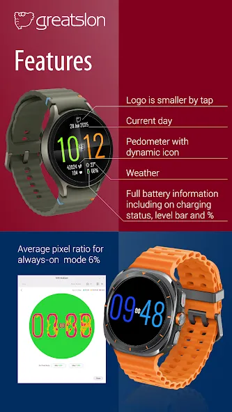 GS005 - Geometric Watch Face screenshot 4