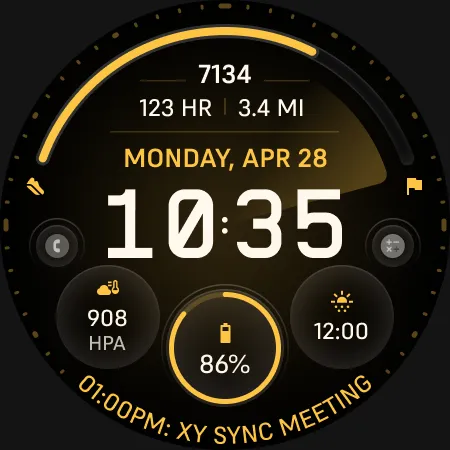 TKS 27 Kuro Watch Face screenshot 13