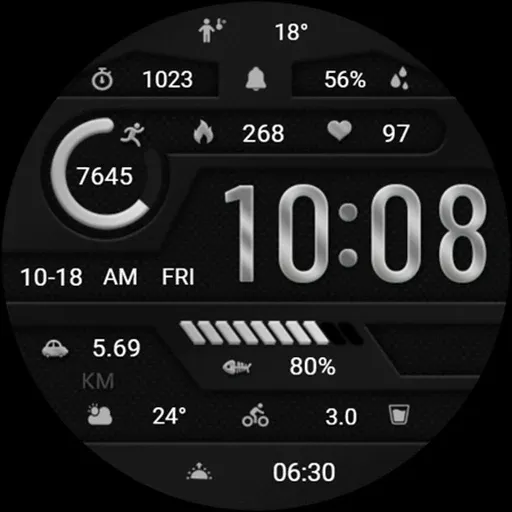 Elegant Gray Metal ZKin Watch screenshot 7
