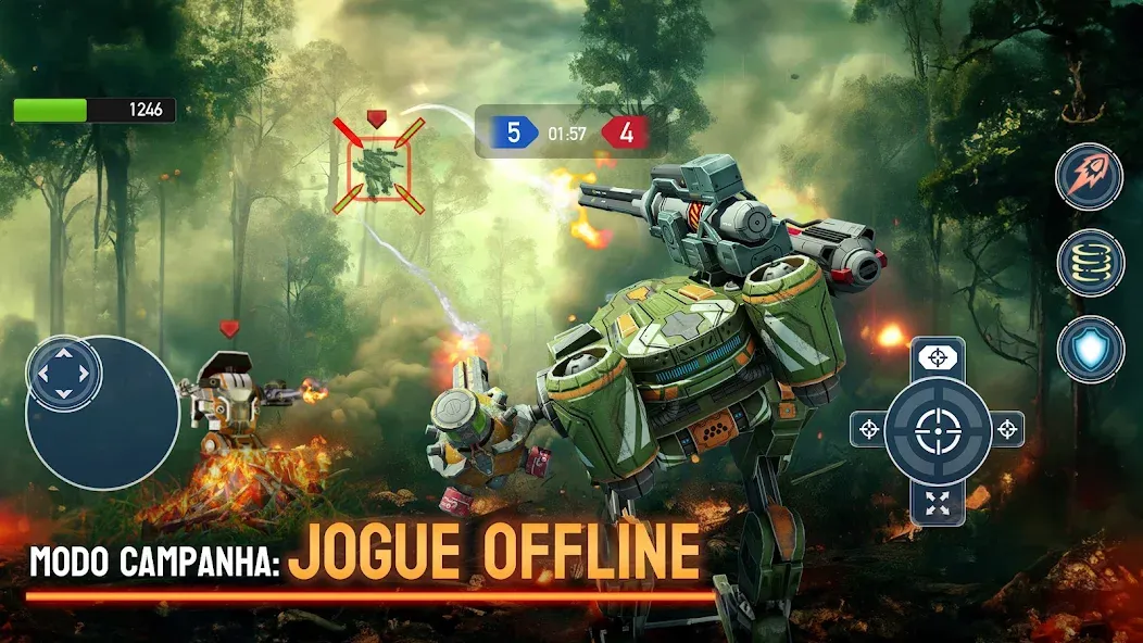 Mech Wars - Batalhas online screenshot 3