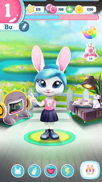 Bu Bunny - Cute pet care game screenshot 5