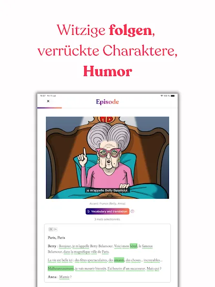 Gymglish: Sprachen lernen screenshot 10