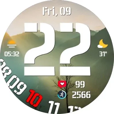 N-SPORT660 Weather Big Digital screenshot 14