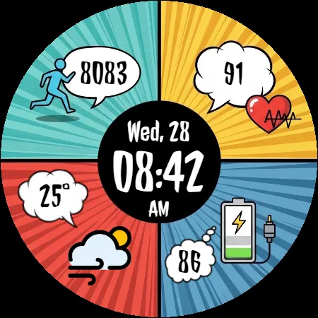 Digital Watchface Comic 2 screenshot 28