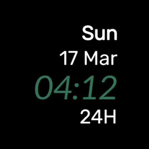 EXD027: Minimal Watch Face screenshot 22