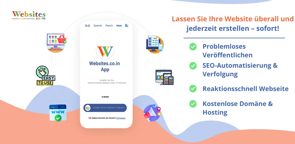 Sofortige Website-Builder-App screenshot 8