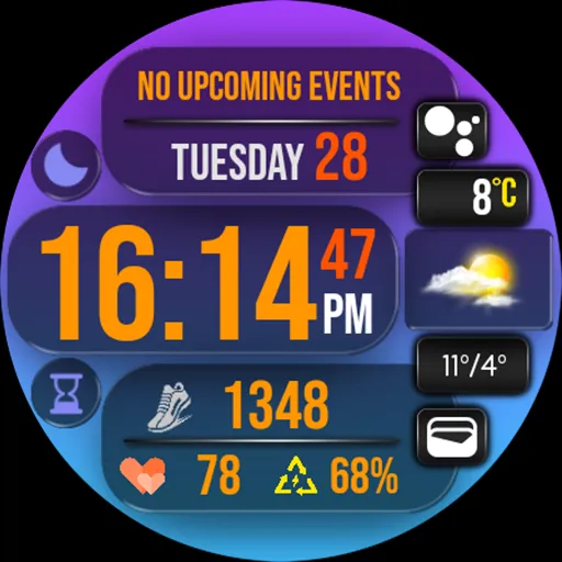 Digital Watch Face MB391 screenshot 23