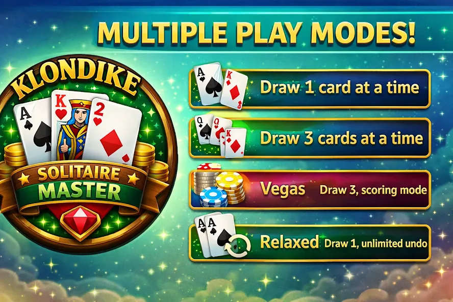 Klondike Solitaire Offline screenshot 1