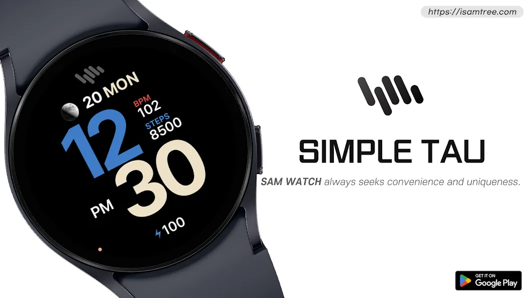 SamWatch Simple Tau screenshot 1
