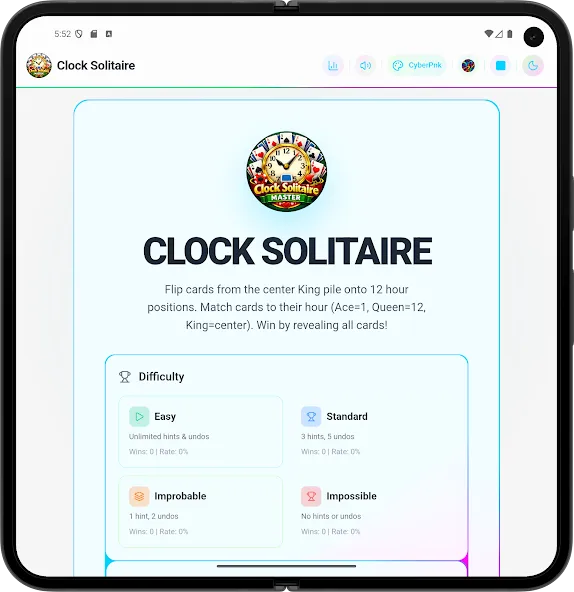 Clock Solitaire Master Offline screenshot 18