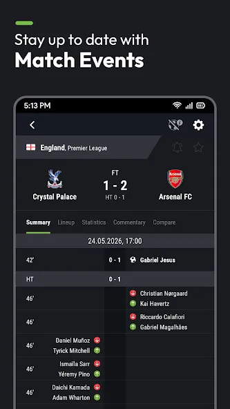 Futbol24 soccer livescore app screenshot 6