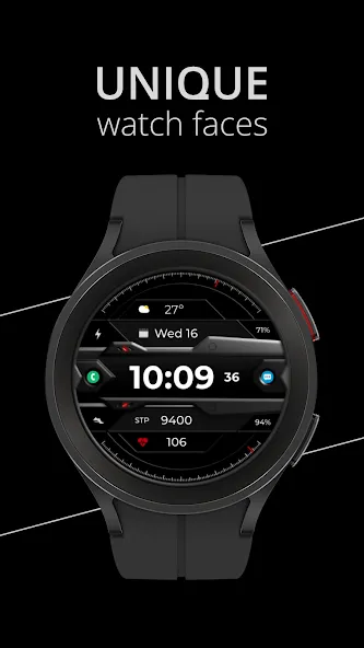 DADAM63: Digital Watch Face screenshot 1