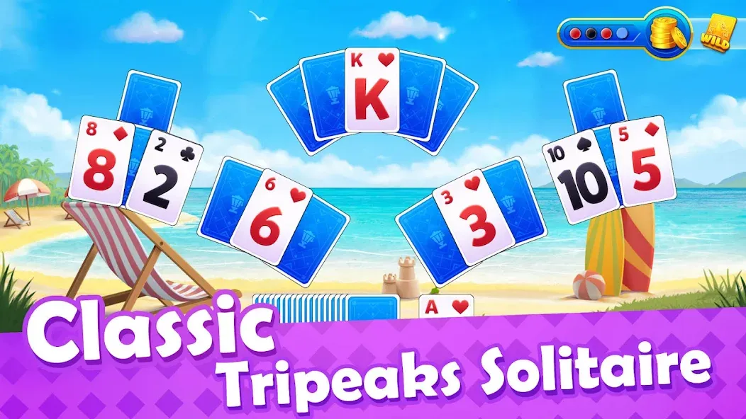 Décor Solitaire Tripeaks screenshot 1