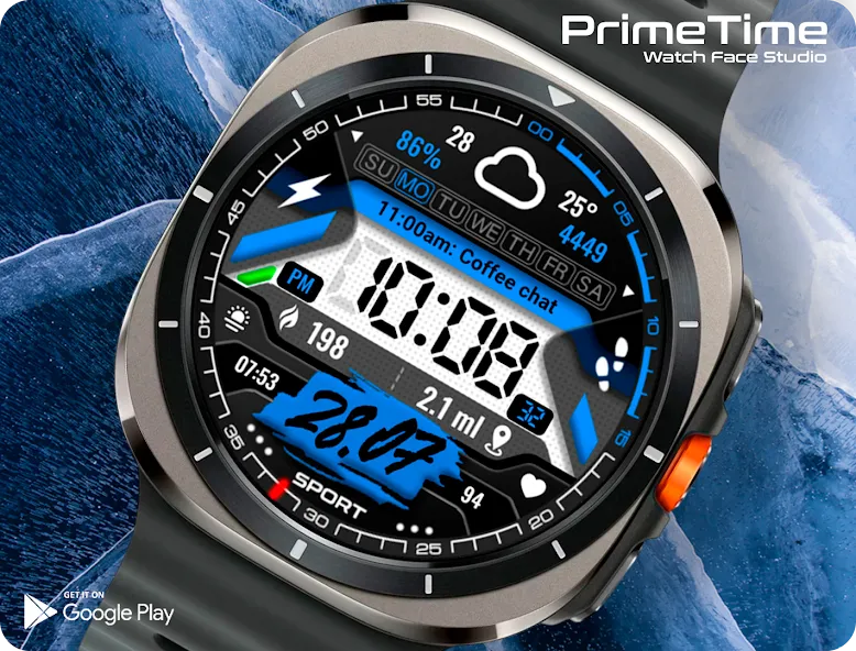 PT16 Digital Watch Face screenshot 6