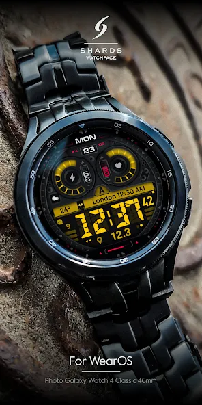 SH054 Watch Face, WearOS watch screenshot 3