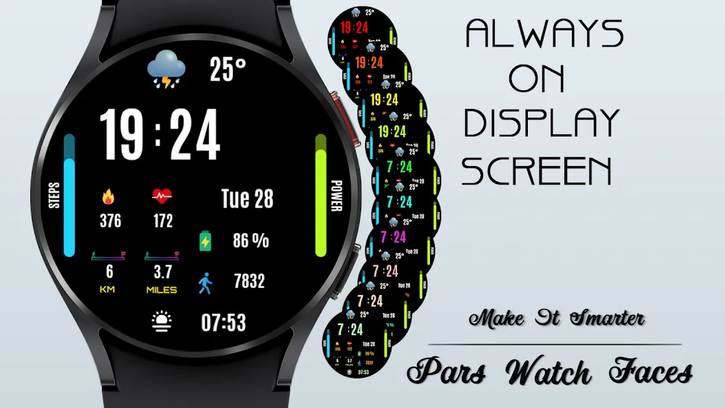 Renna Digital Watch Face screenshot 8