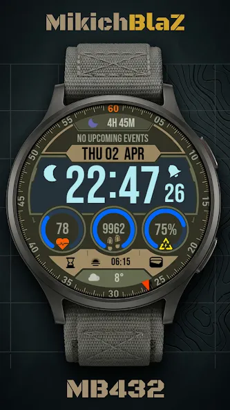 Digital Watch Face MB432 screenshot 4