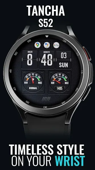 Tancha S52 Digital Watch Face screenshot 1