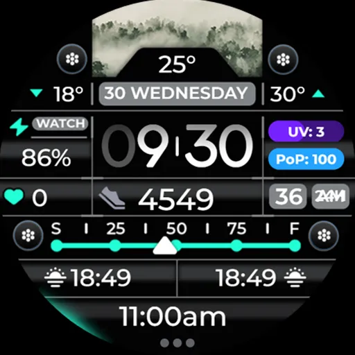 Weather Watch Face - OMG 368 screenshot 31