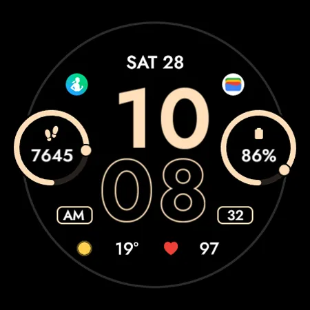 TVV Fitness 4 Watch Face screenshot 8