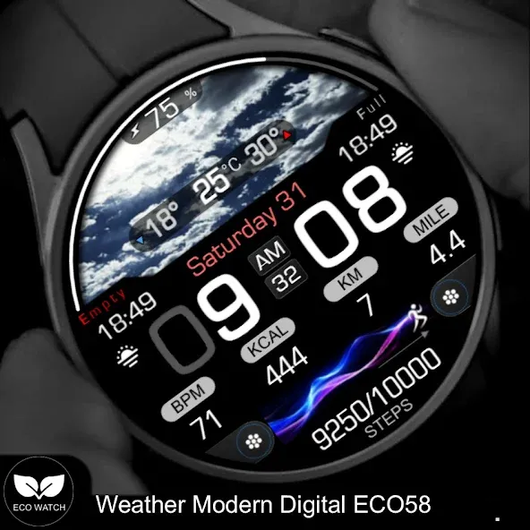 Modern Weather Digital ECO58 screenshot 3