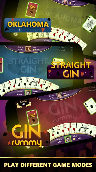 Gin Rummy - Offline Card Games screenshot 2