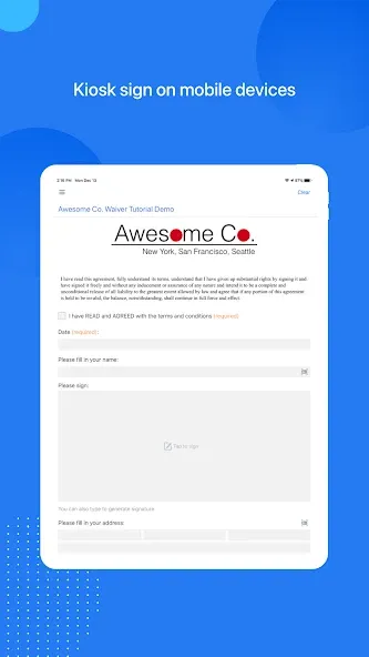 WaiverForever - Online Waiver screenshot 8