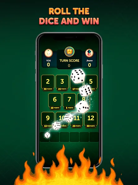 Hot Rolls Würfelstrategiespiel screenshot 5