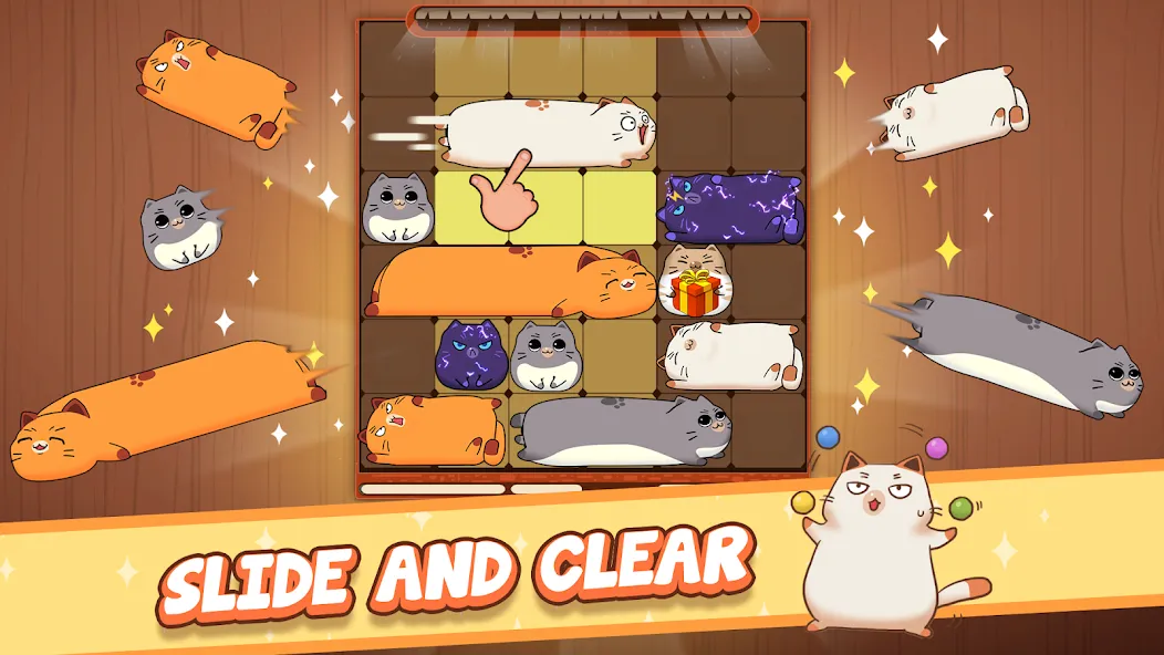 Haru Cats: Cute Sliding Puzzle screenshot 3