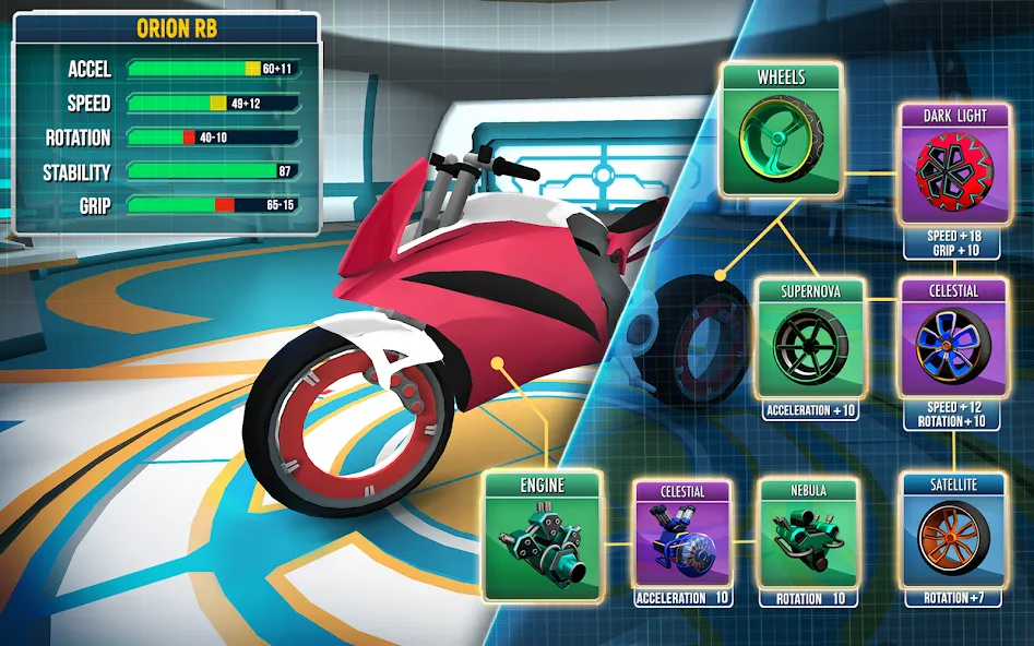 Gravity Rider: Juego de Motos screenshot 11