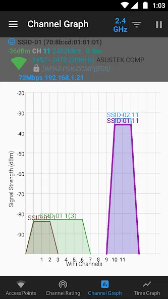 WiFi Analyzer (open-source) screenshot 11