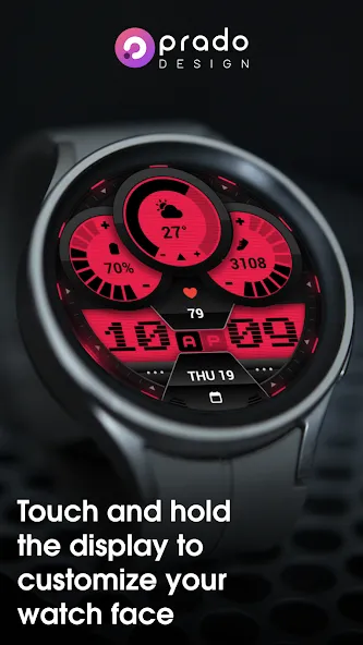 PRADO 84 Digital Watch Face screenshot 4