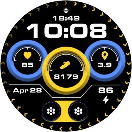 Sporty Dial - Watch face screenshot 11