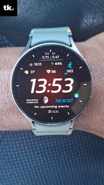 Satisfy 100 Digital watch face screenshot 6