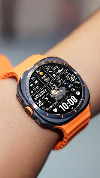N-SPORT753 Digital Watch Face screenshot 5