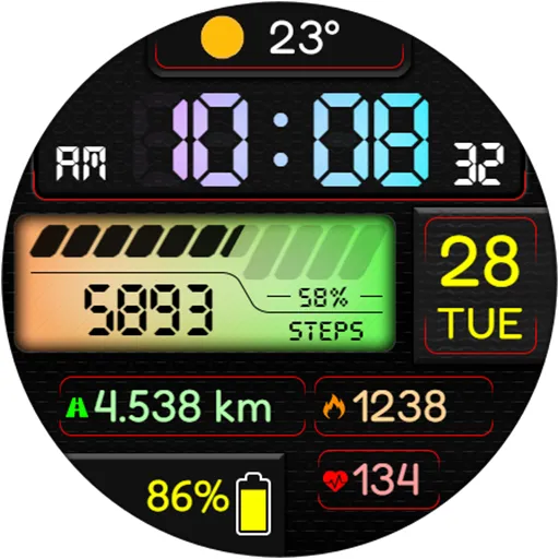 STENADO Sport URX64 Watch face screenshot 21