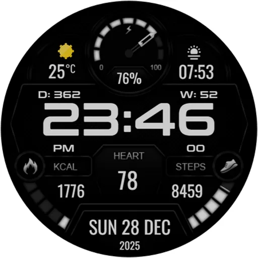 Nexus Digital Watch Face screenshot 24