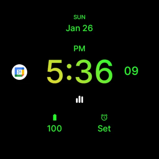Pure Mango Watch Face screenshot 6