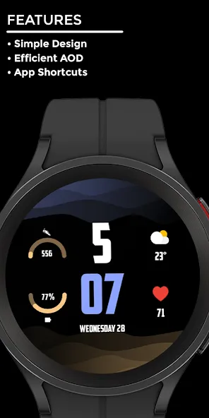 Nighty Digital 26 - watch face screenshot 2