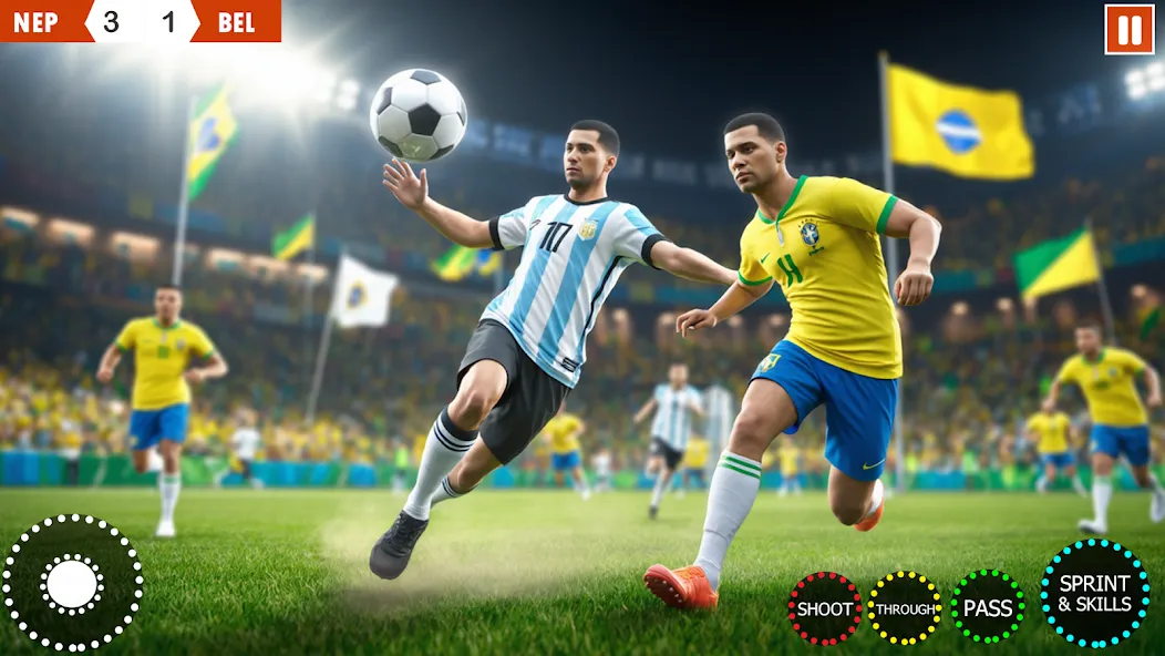 Soccer League Football Game 3D screenshot 4
