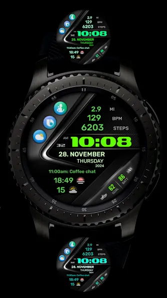 PW105 Universal Watch Face screenshot 5