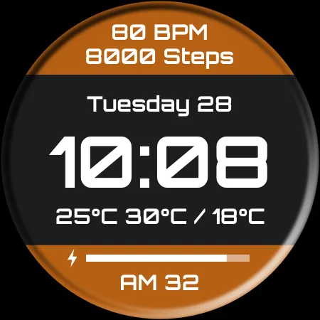 DADAM112: Digital Watch Face screenshot 21