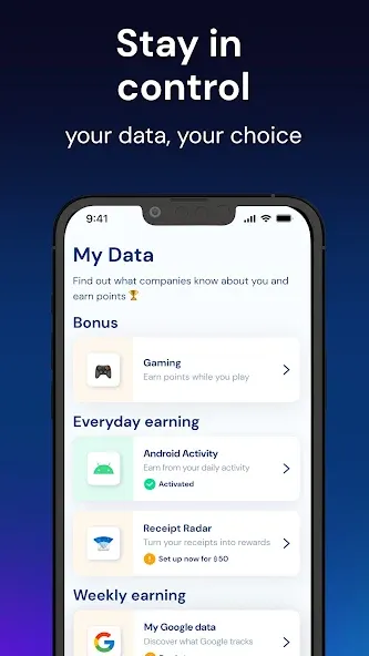 Gener8 - Earn From Your Data screenshot 7