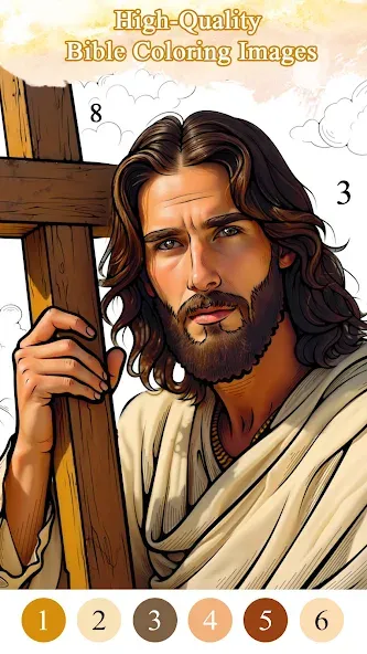 Bible Color Paint By Number screenshot 1