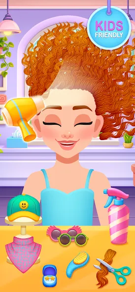 Hair Salon Games For Kids screenshot 2