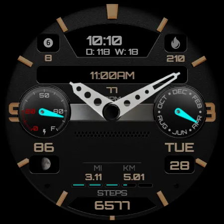 T002 BASILEUS Hybrid WatchFace screenshot 16