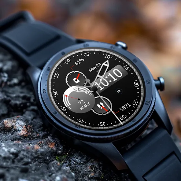 Key WF26 Hybrid Watch Face screenshot 1