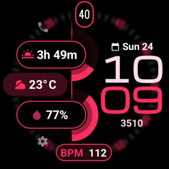 MDS11 Digital Watch Face screenshot 8