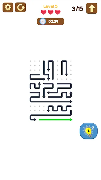 Arrow Flow - Maze Escape screenshot 1