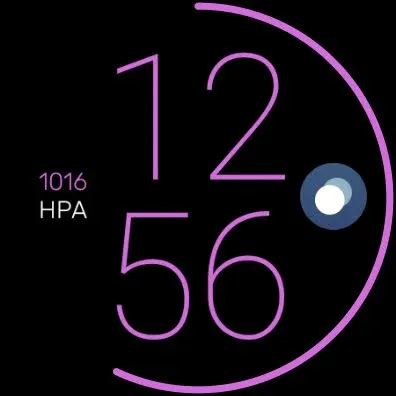 JHW Thin Plus: Watch face screenshot 9